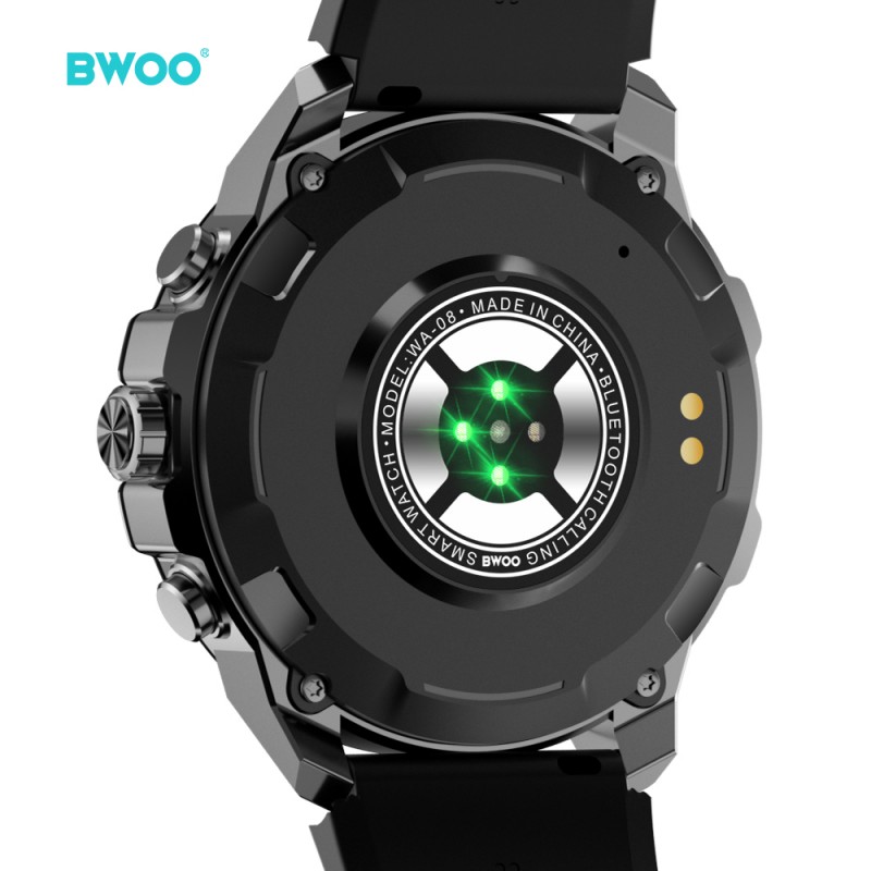 BWOO смарт часовник WA-08 1,43” AMOLED черен