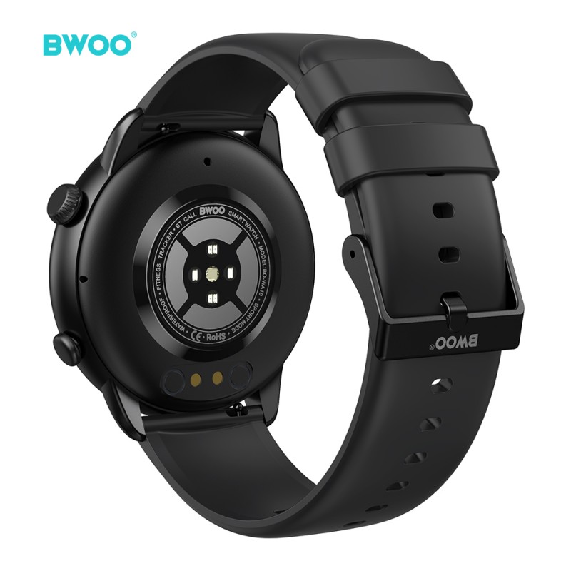 BWOO смарт часовник WA-10 1,32” AMOLED черен