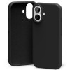 Силиконов калъф Mercury за iPhone 17 черен