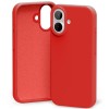 Силиконов калъф Mercury за iPhone 17 червен