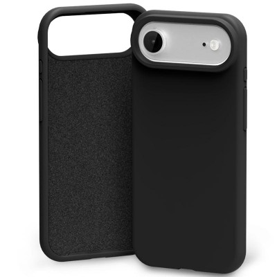 Силиконов калъф Mercury за iPhone 17 Air черен