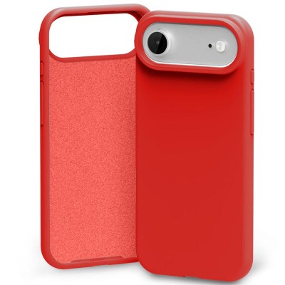 Силиконов калъф Mercury за iPhone 17 Air червен