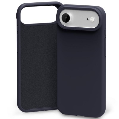Силиконов калъф Mercury за iPhone 17 Air, тъмносин