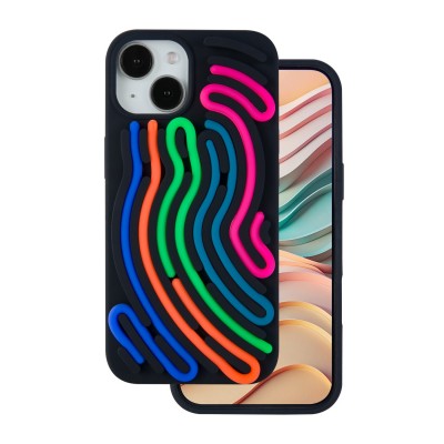 Калъф DIY Snake за iPhone 11, черен