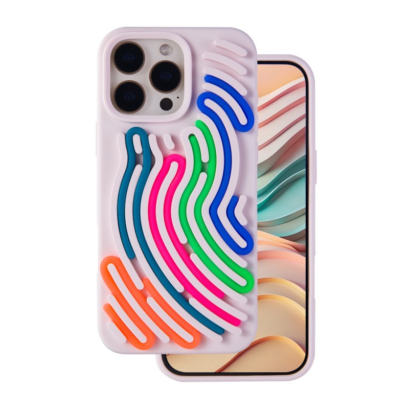 Калъф DIY Snake за iPhone 15 Pro 6.1" розов