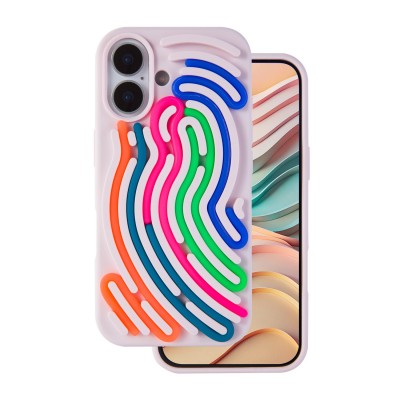 Направи си сам Snake cover за iPhone 16 6.1" розов