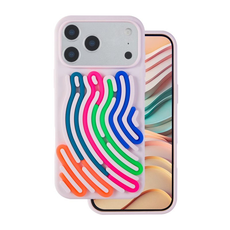 Калъф DIY Snake за iPhone 17 Pro 6.3" розов