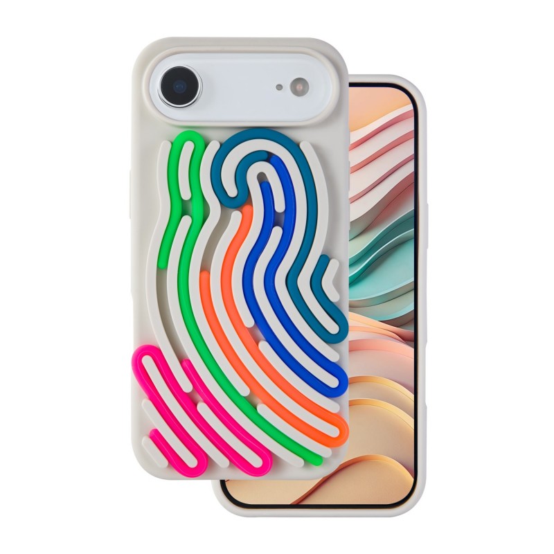 Калъф DIY Snake за iPhone 17 Air 6.6" бежов