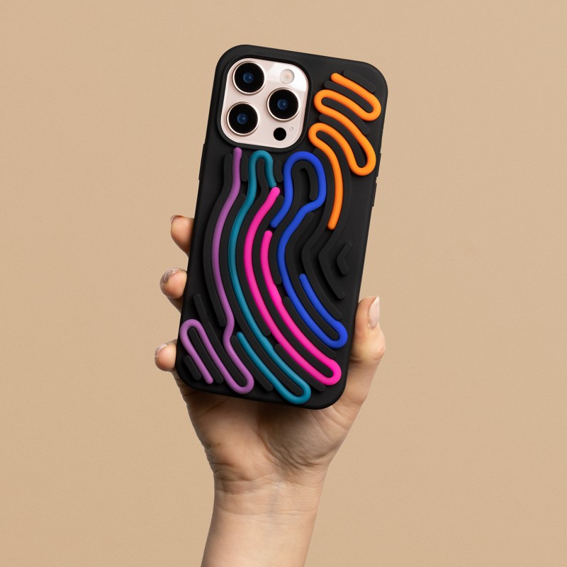 Калъф DIY Snake за iPhone 16 6.1" черен