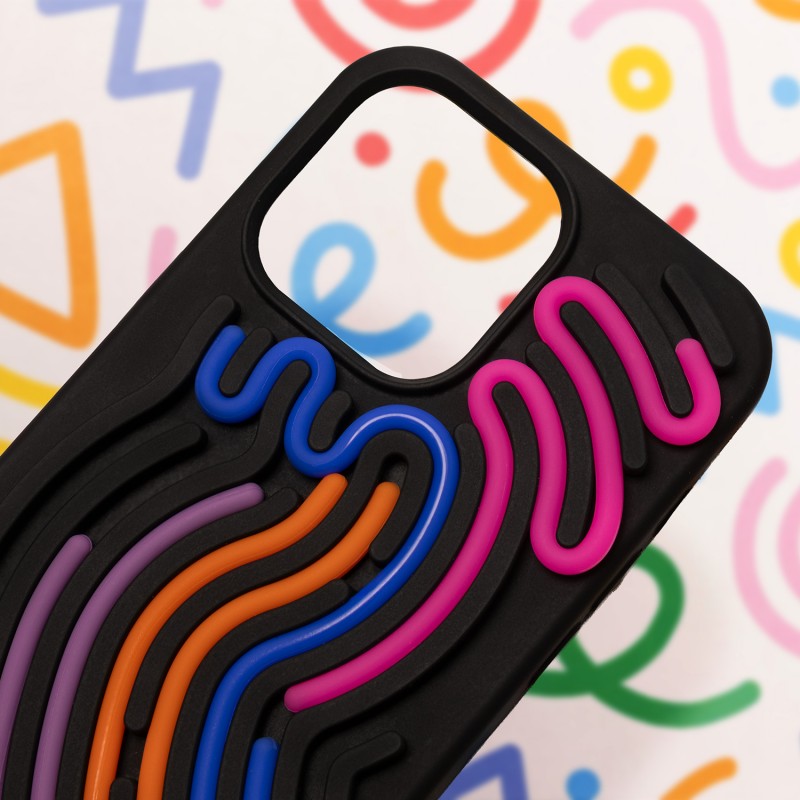 Калъф DIY Snake за iPhone 16 6.1" черен