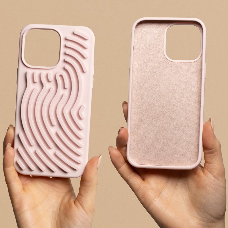 Направи си сам Snake cover за iPhone 14 6.1" розов
