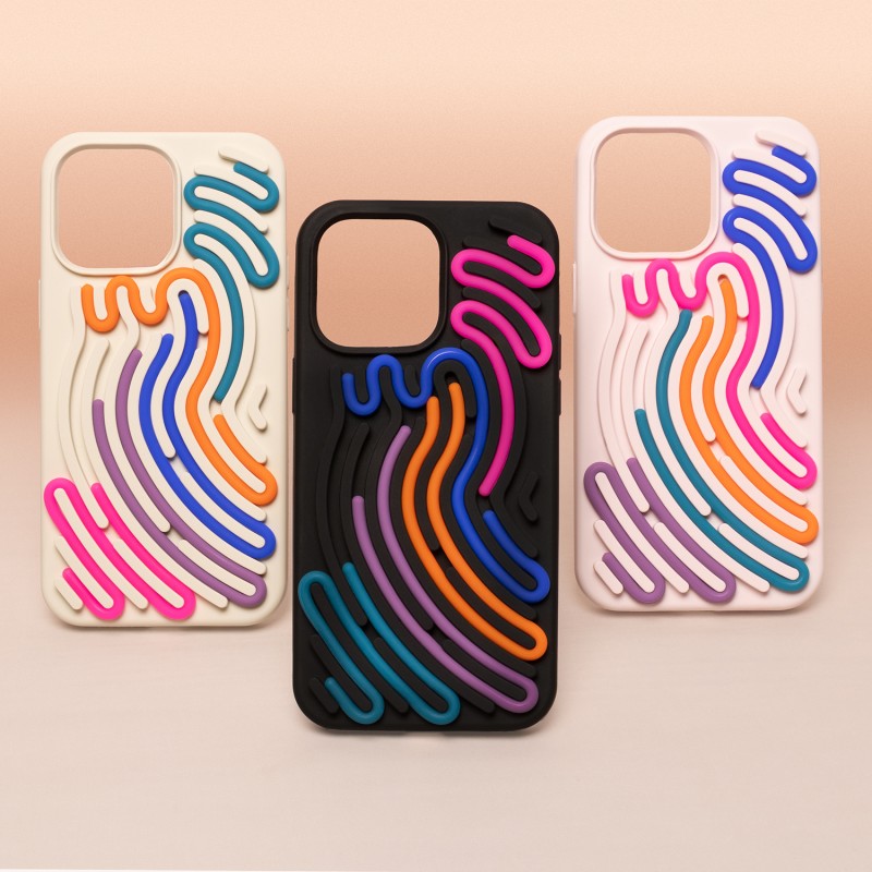 Калъф DIY Snake за iPhone 12 / 12 Pro 6.1" бежов
