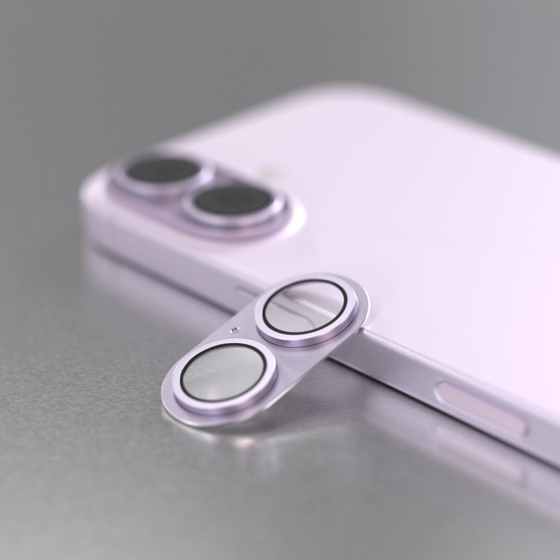 Пълна защита на камерата Etteri за iPhone 17 розов