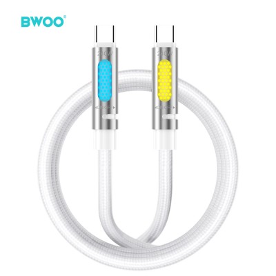 BWOO X325C-C ароматизиран кабел USB-C - USB-C 240W бял