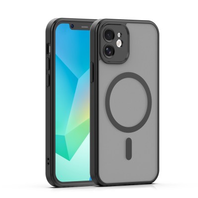 Mag Matt cover за iPhone 12 6.1" черна защита на камерата
