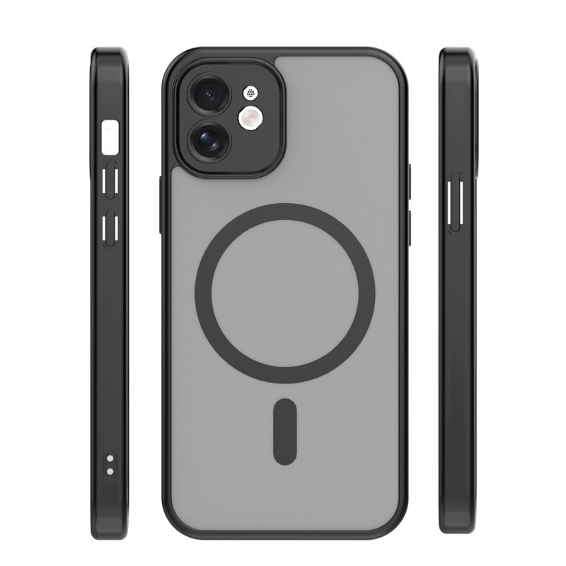 Mag Matt cover за iPhone 12 6.1" черна защита на камерата
