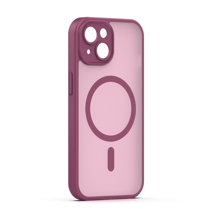 Mag Matt cover за iPhone 13 6.1" бордо защита на камерата