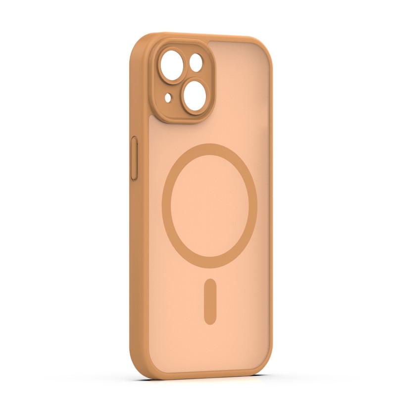 Mag Matt cover за iPhone 14 6.1" кафява защита за камера