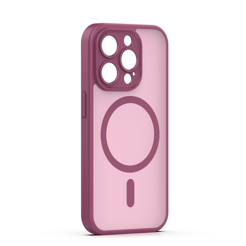 Mag Matt cover за iPhone 15 Pro 6.1" бордо защита на камерата