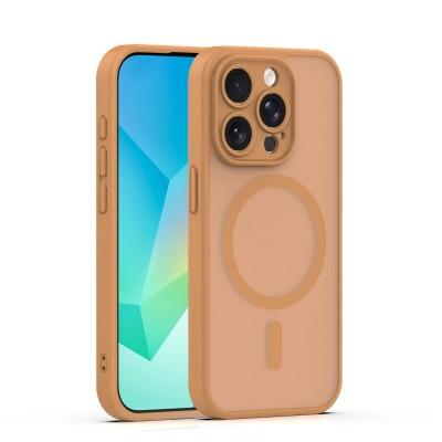 Калъф Mag Matt за iPhone 14 Pro 6.1" кафява защита на камерата