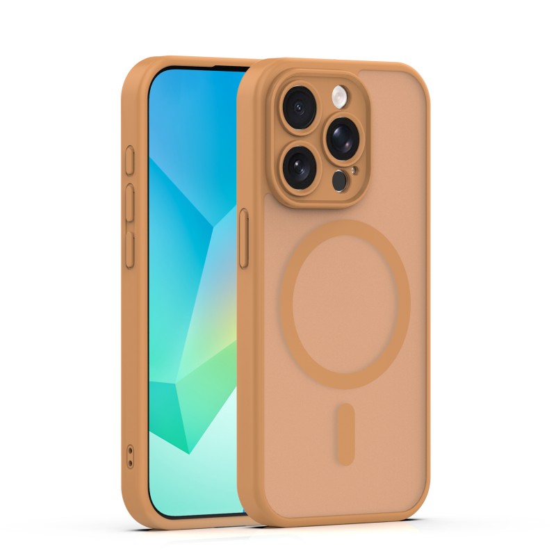 Калъф Mag Matt за iPhone 14 Pro 6.1" кафява защита на камерата