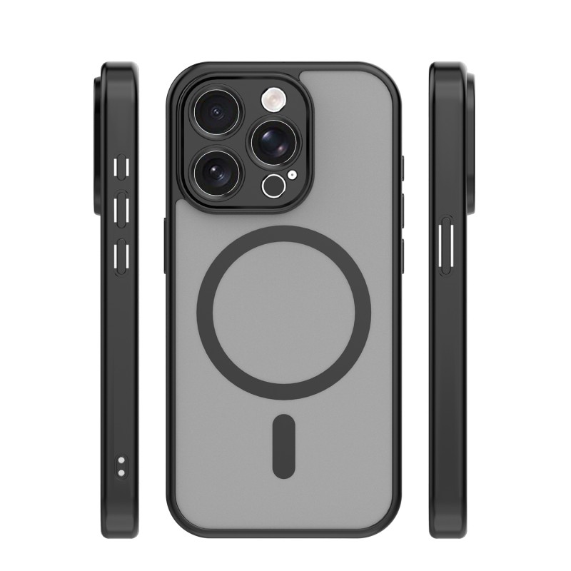 Mag Matt cover за iPhone 15 Pro 6.1" черна защита на камерата