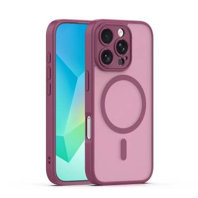 Mag Matt cover за iPhone 16 Pro Max 6.9" бордо защита на камерата