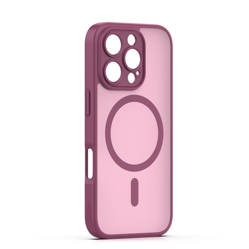 Mag Matt cover за iPhone 16 Pro Max 6.9" бордо защита на камерата