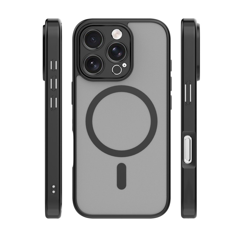 Mag Matt cover за iPhone 16 Pro 6.3" черна защита на камерата