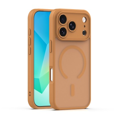 Mag Matt cover за iPhone 17 Pro / 18 Pro 6.3'' кафява защита на камерата
