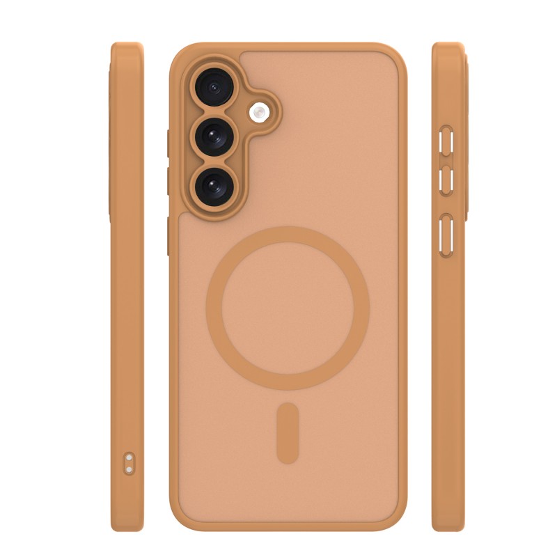 Оверлей Mag Matt за Samsung Galaxy S26 кафяв голяма дупка