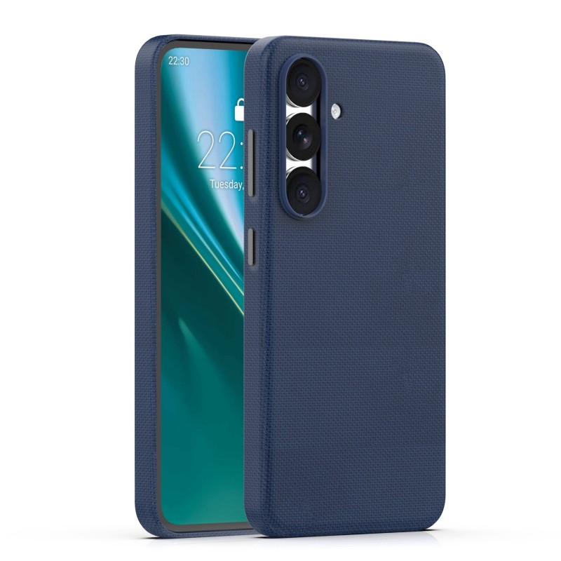 Оверлей Etteri Elegant Mag за Samsung Galaxy S25, тъмно син