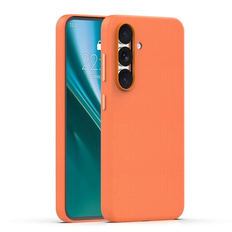 Овърлей Etteri Elegant Mag за Samsung Galaxy S25 оранжев