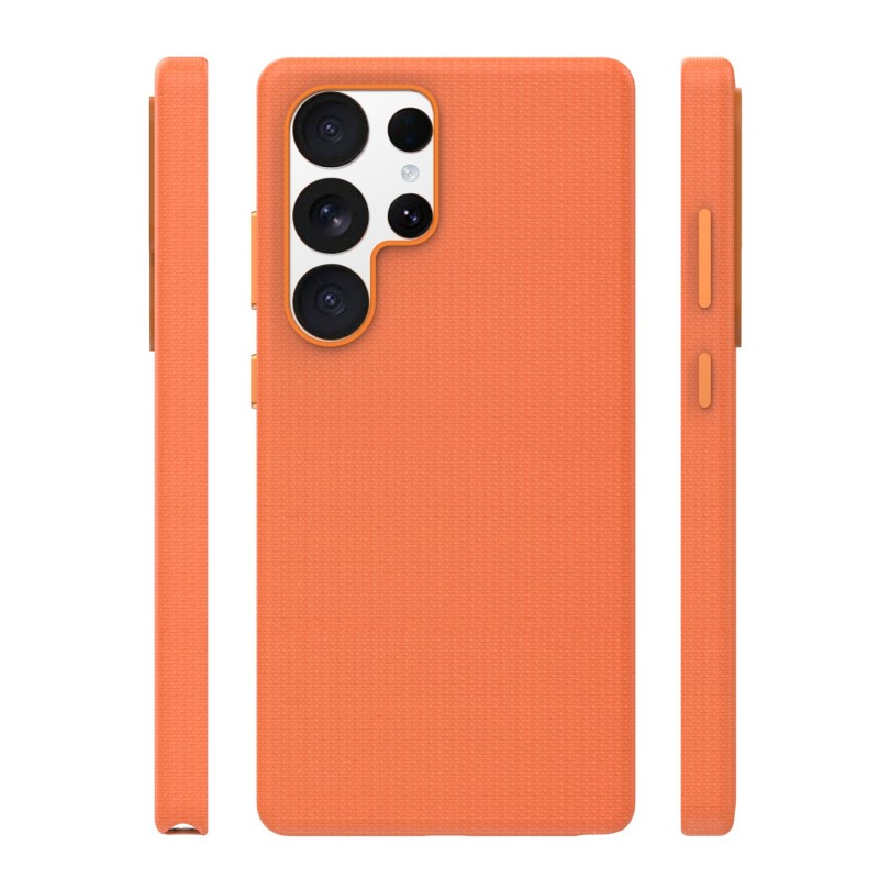 Овърлей Etteri Elegant Mag за Samsung Galaxy S25 Ultra оранжев