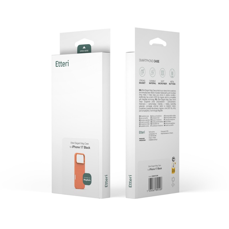 Калъф Etteri Elegant Mag за iPhone 13 6.1" черен
