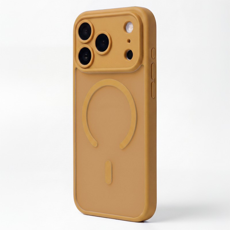 Mag Matt cover за iPhone 11 кафява защита на камерата