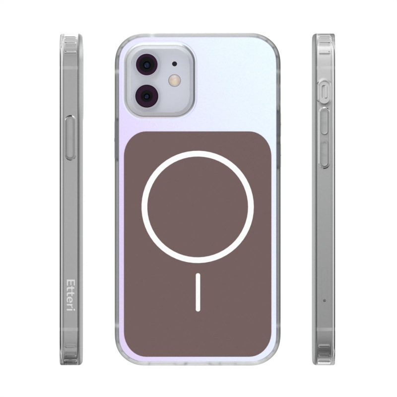 Калъф Etteri Hidden Pearl за iPhone 12 / 12 Pro 6.1'' кафяв