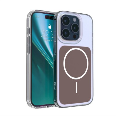 Калъф Etteri Hidden Pearl за iPhone 15 Pro 6.1" кафяв