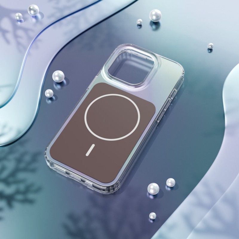 Калъф Etteri Hidden Pearl за iPhone 15 Pro 6.1" кафяв