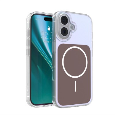 Калъф Etteri Hidden Pearl за iPhone 16 6.1" кафяв