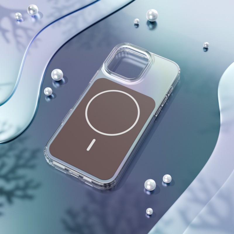 Калъф Etteri Hidden Pearl за iPhone 16 6.1" кафяв