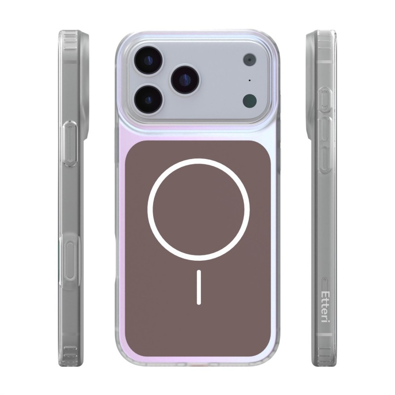 Калъф Etteri Hidden Pearl за iPhone 17 Pro Max 6.9" кафяв