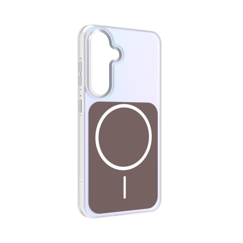 Овърлей Etteri Hidden Pearl за Samsung Galaxy S25 кафяв