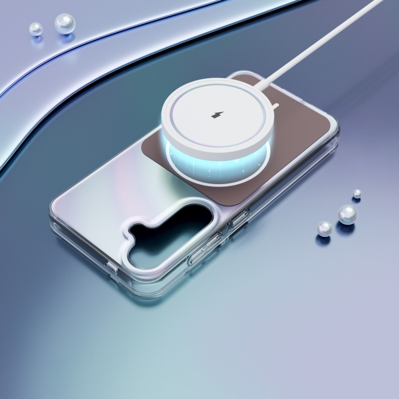 Овърлей Etteri Hidden Pearl за Samsung Galaxy S25 кафяв
