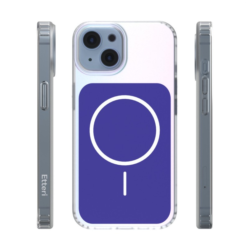 Калъф Etteri Hidden Pearl за iPhone 13 6.1" тъмно син