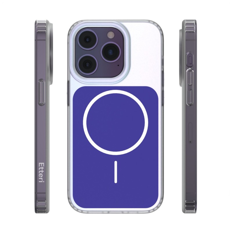 Калъф Etteri Hidden Pearl за iPhone 14 Pro 6.1" тъмно син