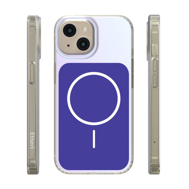 Калъф Etteri Hidden Pearl за iPhone 15 6.1" тъмно син