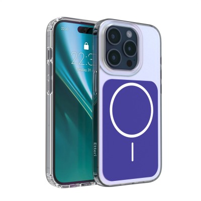 Калъф Etteri Hidden Pearl за iPhone 15 Pro 6.1" тъмно син