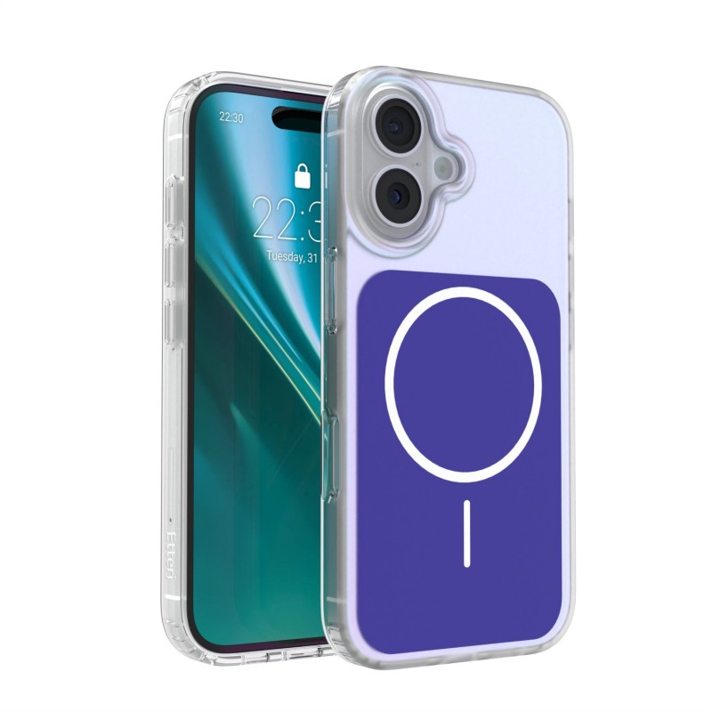 Калъф Etteri Hidden Pearl за iPhone 16 6.1" тъмно син