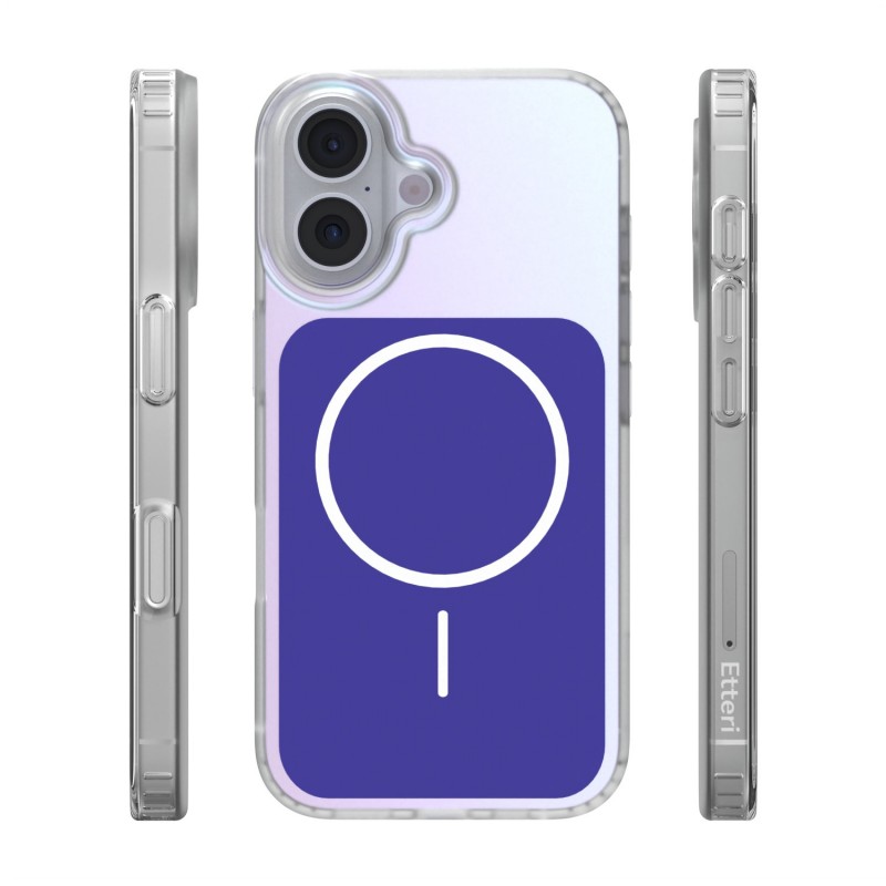Калъф Etteri Hidden Pearl за iPhone 16 6.1" тъмно син